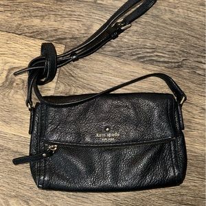 Kate Spade crossbody black leather bag